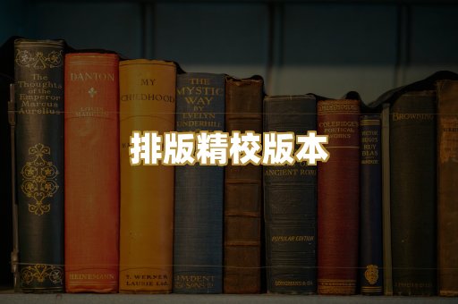 排版精校版本